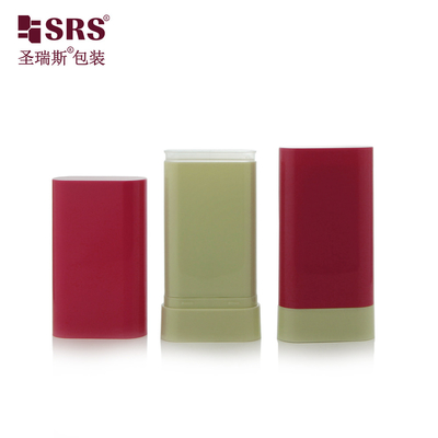 20 g Ovalen lege PP-stick Twist Up persoonlijke verzorging container deodorant verpakking