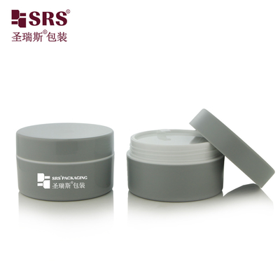 Eco-vriendelijke potten Body Scrub Custom Logo Leeg Dubbelwandcrème Bevroren cosmetische pot