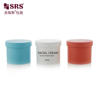 100 g gesmeerde injectie groene kleur PP PCR recycled milieuvriendelijk materiaal kunststof body scrub jar container