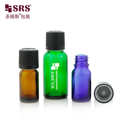 5ml 10ml 15ml 30ml 50ml 100ml 18/415 lege glazen flessen met kindermogelijk doppatroon Essentiële olie fles Luxe