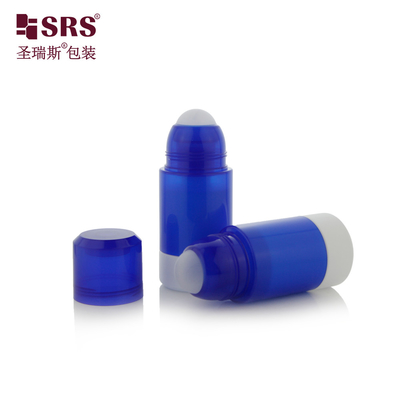 50 ml lege cosmetische verpakkingen rolstaalbalflessen hervulbare rol op fles