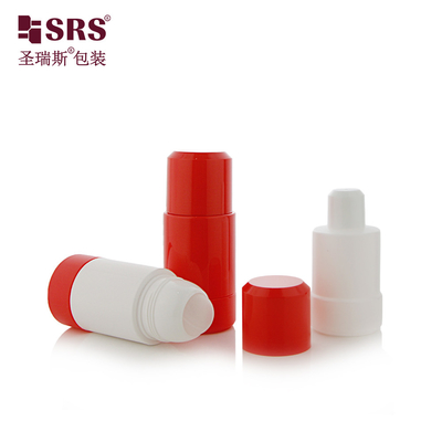Vervangbaar Aanpassing lege huidverzorgingsdeodorantgel Vaste kleur rolfles