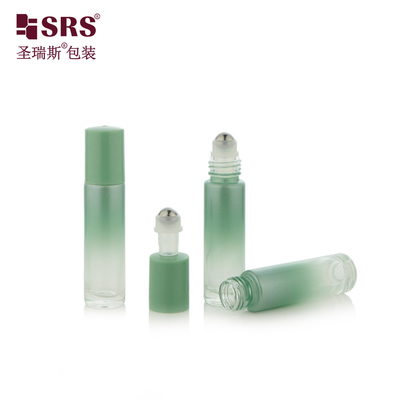 10 ml ronde lege glasfles Verpakking voor essentiële olie Roll On Fragrance