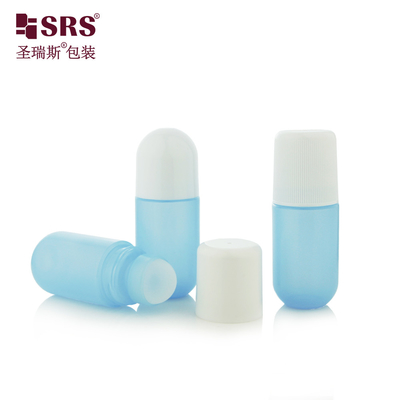 Leeg Cosmetische Verpakking Platte dop Aanpassen Kleur PP Recycled Wholesale Roller Ball Fles