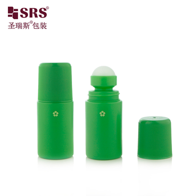 2 oz lege PP recycleerbare Custom Solid Color Dome Cap Gel Plastic Deodorant Roll On Flasch