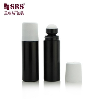 90 ml 3 oz lege cosmetische verpakking gel rolbal PP gerecycled materiaal deodorant rol op flessen