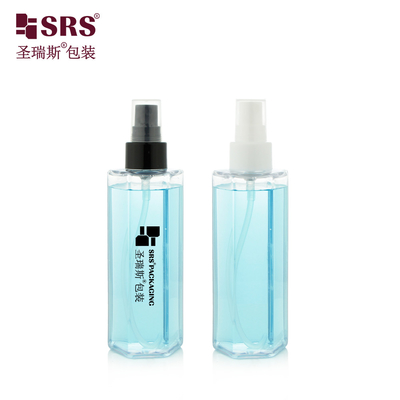 150 ml unieke vorm doorzichtige injectieplastiek op maat Kleursproeipomp lege PET-fles