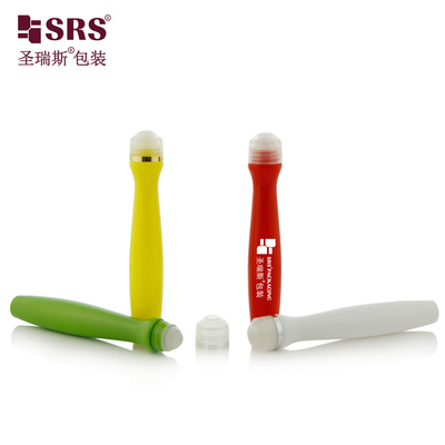 0.5 oz Leeg Plastic PETG Materiaal Radian Shape Hair Gel Roll On Applicator Flasje