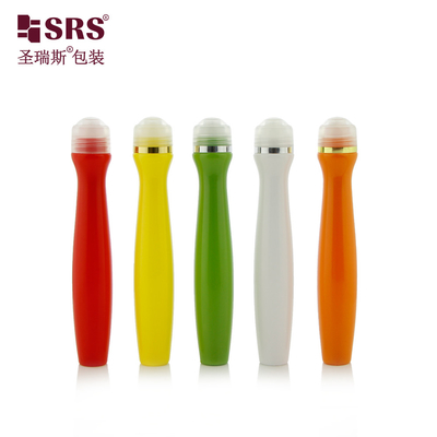 PETG lege plastic rol op applicator oogserum rolfles 15 ml