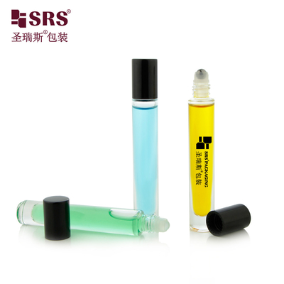 10 ml ronde lege glaskleurige dikke bodem zonder lek Essentiële olie rolflessen