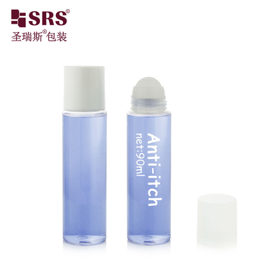90 ml capaciteit Food Grade Plastic Flask met Plastic Ball
