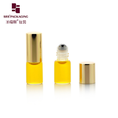 BLP-2MLml Glasbuisrol op fles voor aangepaste monsters Rolstaalbalflessen voor parfum olie