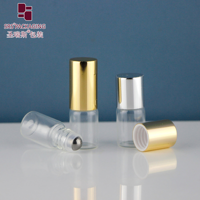BLP-2ML Rolbal Verpakking Reisgrootte Essentiële olie Transparante glasrol op fles Geen lek