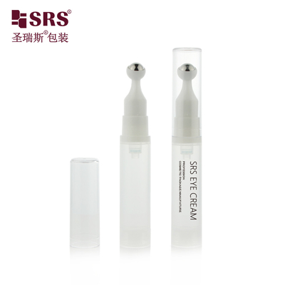 A0031 Injectie Aanpassen van kleur Ronde luchtloze rol op fles Verpakking Cosmetische massage Oogserum Drukflessen
