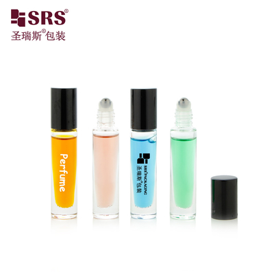 GB1-5ML Reisgrootte Schattige zak ronde korte glazen rol op fles Voor nagelolie cosmetische verpakking