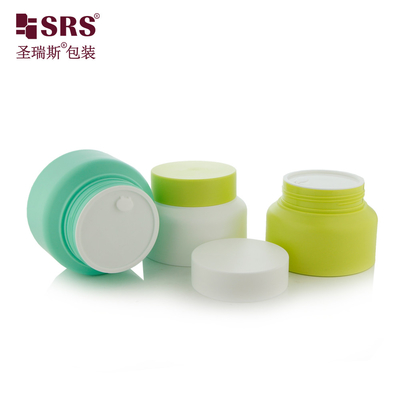 SRST Recycled Plastic Jar for Cream Milieuvriendelijke cosmetische verpakking Luxe PP PCR-container