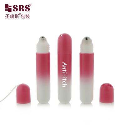 RPPG-25ML Verfgradiënt Aangepaste kleur Matte Afgeronde anti-jeuk vloeistof Geen lek Roll-on fles Leeg verpakken