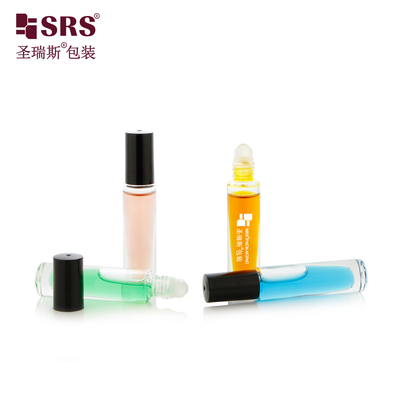 GB1-5ML Ronde hoge kwaliteit zonder lek Essentiële olie rolbal fles applicator met plastic dop