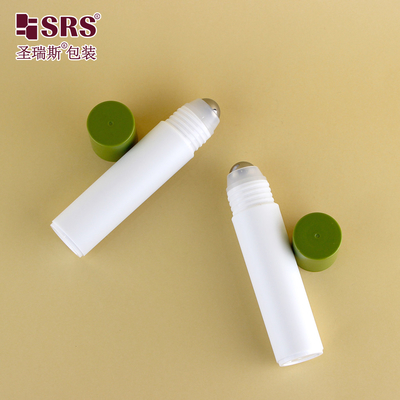 15mm essentiële olie plastic rolbalfles met goud dop 304 roestvrijstalen bal voor een soepele en precieze toepassing
