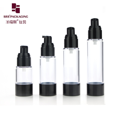 Klassieke cosmetische verpakking 15ml 30ml 40ml 50ml 80ml 100ml 120ml AS plastic luchtloze pompflessen