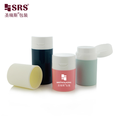PA607 Injectie enkelwand Glanzend Matte Afgewerkte Aangepaste Kleur PP luchtloze fles Met Flip Cap Voor Cosmetische Lotion Serum