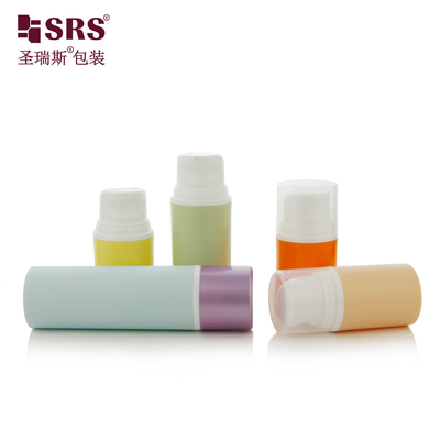 PA203A Custom Glossy Finish Airless Facial Cream Fles 50 ml Capaciteit Custom Color voor cosmetische producten