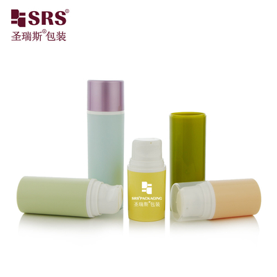 PA203A 15ML 30ML 50ML Aanpasbare luchtloze PP-fles voor serum gemakkelijk te printen Brandmerk cosmetische verpakking