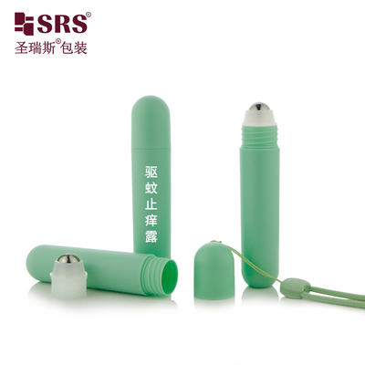 RPPG 25 ml Pillenvorm Leeg PCR Plastic Roll-On Deodorant Gel Antitranspirant Anti-Jitch Vloeistof Fles Verpakking Met Bag Lanyard