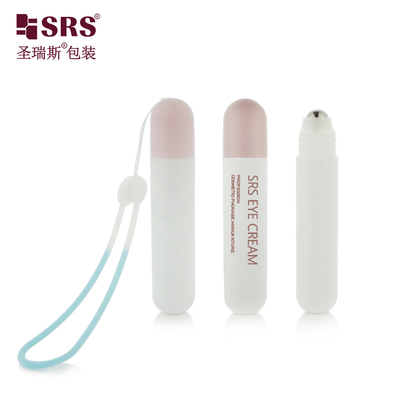 RPPG 25ml Schattige Draagbare zakgrootte Plastic Roller Steel Ball Fles Aanpassing Reizen Injectie Aanpassing Kleur Matte Afwerking Verpakking
