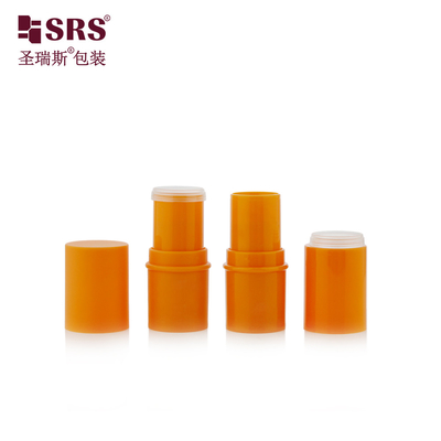 D051 6g Injectie Aangepaste kleur Plastic ABS Buiten PP Binnenkop Lipbalsembuis Huidverzorging Verpakking