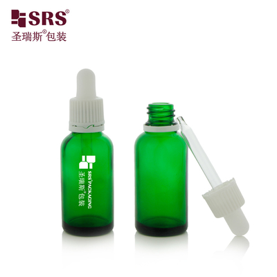 D004 Leeg Transparent Amber Essentiële Olie Tamper Bewijsbaar Luxe Aanpassing Glas Dropper Fles