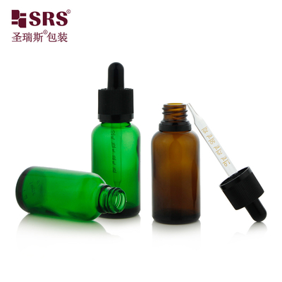D006 TE Tamperproof CRC Child Resistant Cap Glass Bottle Dropper Lid 5ml 10ml 15ml 20ml 30ml 50ml 100ml
