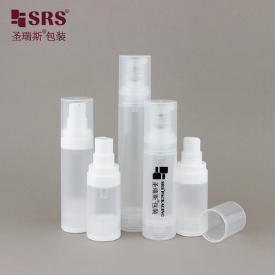 A0216 15 ml 30 ml 50 ml Glanzend Mat In Mould PP PCR Plastic Airless Flasje Met Lotion Spray Pump
