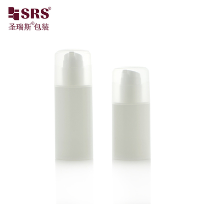 PA213 30 ml 50 ml Ovale vorm Op maat gemaakte injectie kleur Plastic PP luchtloze pompfles Cosmetische verpakking