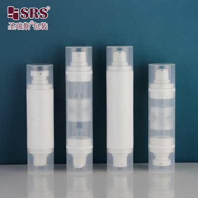 PA215 Double End dual pump Plastic PP Customization Toner Waterlotion Pomp luchtloze fles Verpakking