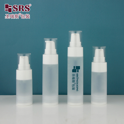 PA0217 Glanzend Matte In Mould Customise Plastic PP Airless Pump Lotion Flasje Voor Huidverzorging Gezichtsreinigingsgel