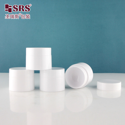 SGPS 5g 10g 15g 30g 50g 100g 120g 150g Witte injectie Glanzende PP pot Container Kleine hoeveelheid Bestelling beschikbaar
