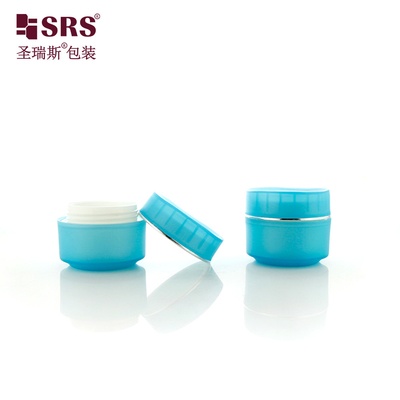 SRSI Slank matte afwerking Plastic potten Ideaal halftranslucent PP verpakking voor oogcrèmes Gezichtsgels Huidverzorging