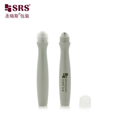 SRS8447-15ML Aanpassen Plastic Hollow Roller Steel Ball Flasje Cosmetische ooggel Serum Verpakkingsapplicator