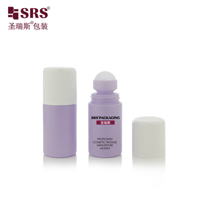 RPPC1-60ML Double Wall Child Resistant Cap Plastic PP Roll On Deodorant Gel Fles Verpakking gerecycled