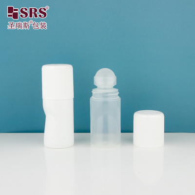 RPPB1-50ML Unieke vorm Plastic fles met CR Cap Roller Ball Fles voor Gel Deodorant Antitranspirant Verpakking Geen lek