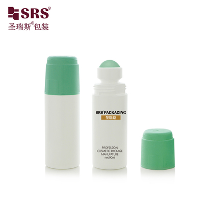 RPPDF-90ML Nieuwe stijl Custom Color Plastic Roller Ball Deodorant Antitranspirant Haar Essence Gel Fles Geen lek