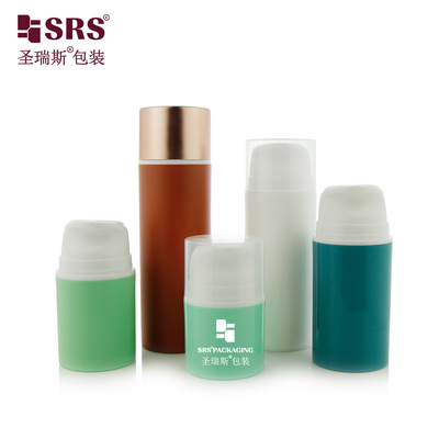 PA609 Snap On Type Pump PP PCR Recycled Material Airless Lotion Flasje Verpakking Aanpassing voor huidverzorgingsserumreiniger