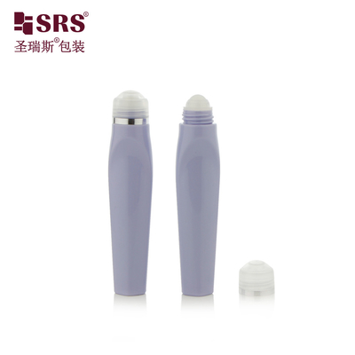 SRS8444-12ML Blowing Customise Kleur Plastic PETG Unieke Vorm Rol Op Fles Voor Oog Gel Serum Massage