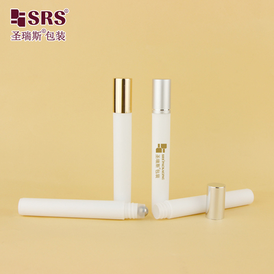 RPA-10ML(C) Injectie Custom Color Glossy Matte In Mold Plastic Roller Ball Bottle Wholesale Eye Gel Serum Bottle Tube