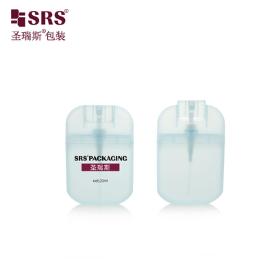 PWU006 Injectie Semi-Transparante Blauwe Kaartvormige Spraypomp Fles Fijne Nevel Voor Parfum
