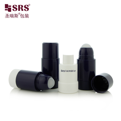 RPPE 50ml 75ml Plastic Roller Ball Fles Vervangbaar Design Deodorant Gel Body Serum Applicator Flessen