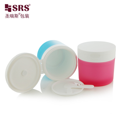SRS1 120g 150g Lepel Magnet Dubbelwand PP PCR Recycled Plastic Gezichtsmasker Gel Jar Container