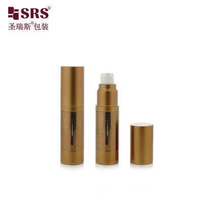 A022B 15ML 30ML 50ML Plastic airless pump lotion bottle voor cosmetisch serum Aluminium cap Luxe verpakking