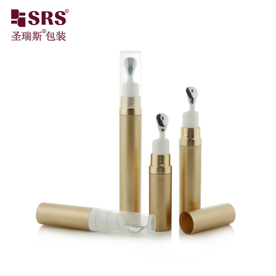 A0035 7.5ml 10ml 15ml Injectie PP PCR Gerecyclede Plastic Fles Met Zink Legering Applicator Voor Oogserum